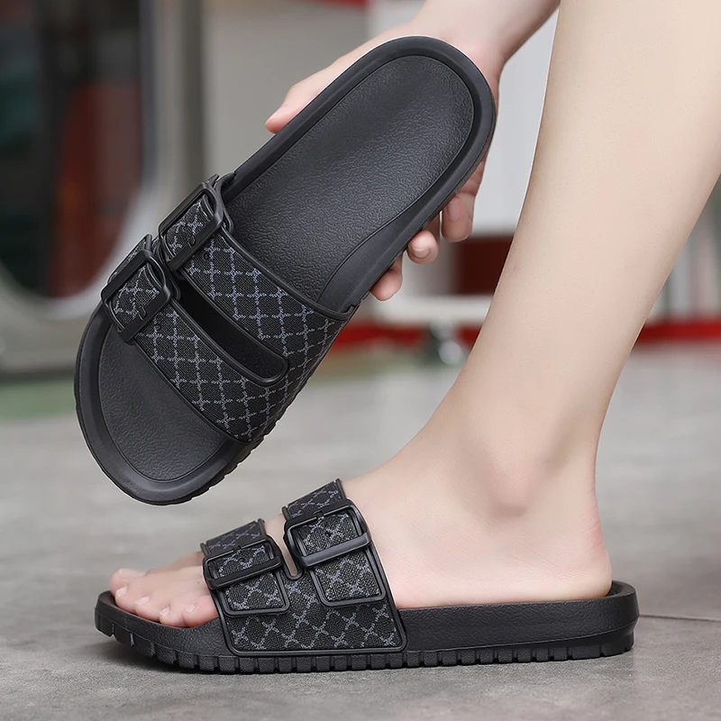 Sandal pria, sepatu kasual, pa - Sewing Latex ulasan dan harga