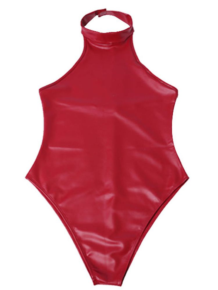 Catsuit kulit PU lateks palsu  - Sewing Latex ulasan dan harga